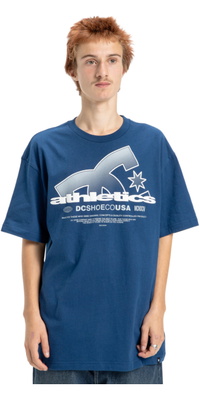 2026 DC Shoes Hommes T-shirt Athlétique Slathletic Tee EDYZT04364 - Estate Blue