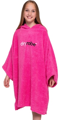 2026 Dryrobe Enfants Peignoir à Capuche En Coton Biologique V3DRJOCTR - Pink