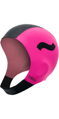 2026 Swim Research Bonnet de bain Freedom 3mm C-HOSR - Noir / Rose