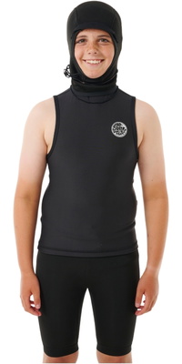 Rip Curl Enfants 2026 Fbomb Gilet à Capuche En Polypro 117BWJ - Black