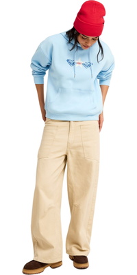 2026 Roxy Femmes Endroit Parfait Hoodie ERJFT05110 - Cerulean