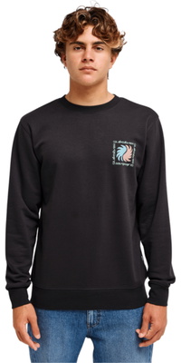 2026 Quiksilver Hommes Ambiances Crew Sweatshirt EQYFT05235 - Tarmac