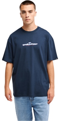 2026 Quiksilver Hommes Décontracté T-Shirt EQYZT08444 - Dark Navy