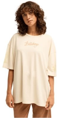 2026 Billabong Femmes Routes Familières T-Shirt EBJZT00633 - White Cap