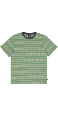 2026 Billabong Hommes T-Shirt Rayé Halfrack EBYKT00129 - Sea Spray