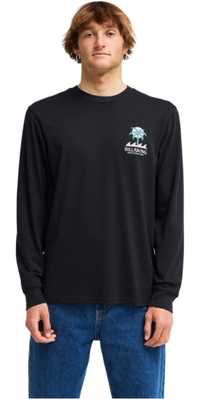 2026 Billabong Mens Portal Long Sleeve T-Shirt EBYZT00627 - Black