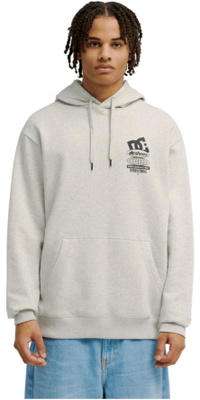 2026 DC Shoes Hommes Sport Sweat à Capuchon Empilé EDYSF03286 - Light Heather Grey