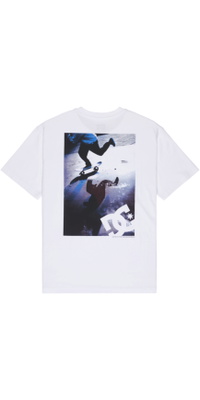 2026 DC Shoes Hommes Poussant Vers L'avant T-Shirt EDYZT04500 - White