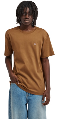 2026 Element Mens Icon Embroidery T-Shirt ELYKT00168 - Sepia