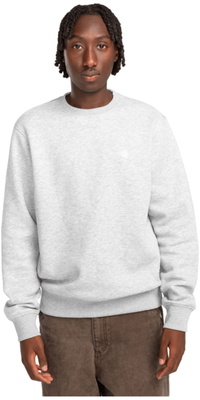 2026 Element Hommes Broderie Crew Sweatshirt ELYFT00197 - Mid Grey Heather