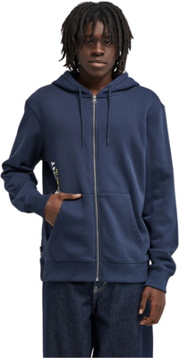 2026 Element Hommes Lancer Haut Zip Thru Hoodie ELYSF00372 - Eclipse Navy