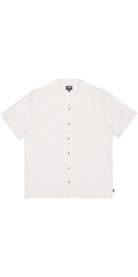 2026 Billabong Hommes Chemise En Lin Vacay EBYWT03030 - Off White