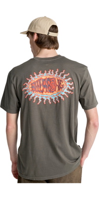 2026 Billabong Hommes T-Shirt Brûlure EBYZT00505 - Pewter