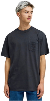2026 Quiksilver Hommes T-Shirt Lavé Oxni EQYKT04413 - Black