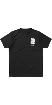 2026 Mystic Mens Boarding Short Sleeve Rash Vest 35001.250761 - Black