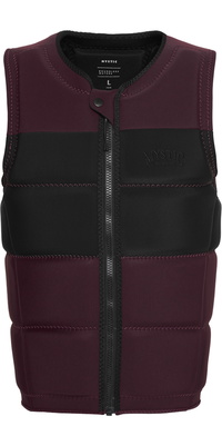 2026 Mystic Hommes Peacock Front Zip Gilet De Sécurité Wake Impact 35005.240227 - Oxblood Red
