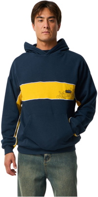 2026 Rip Curl Mens Panel Beater Hoodie 0BIMFL - Dark Navy
