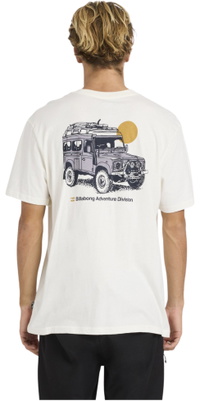 2026 Billabong Hommes Faites Des Traces T-shirt 24A501605 - Off White