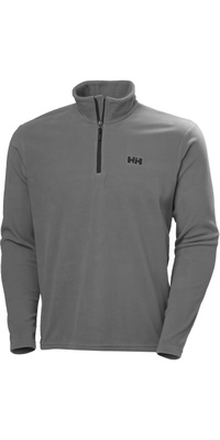 2026 Helly Hansen Hommes Daybreaker 1/2 Fermeture éclair Fleece 48286 - Thunder Grey