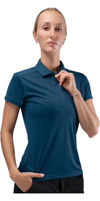 2026 Zhik Femmes Polo à Manches Courtes UVactive ATP-0086-W - Deep Teal