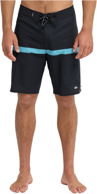 2026 Quiksilver Hommes Highline Short De Surf Imprimé 50 Cm EQYBS04930 - Black Aerostripe