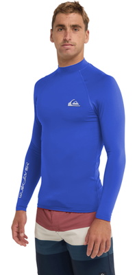 2026 Quiksilver Hommes Everyday Gilet En Lycra à Manches Longues UPF50 AQYWR03131 - Monaco Blue