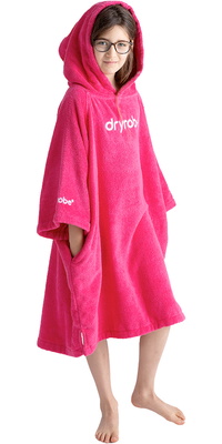 2026 Dryrobe Enfants Peignoir De Change En Tissu éponge Biologique ORGANICJTCRHP - Hot Pink