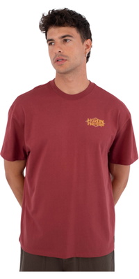 2026 Hurley Hommes T-Shirt Volante HSP26MMTS09553622 - Cherry Crimson