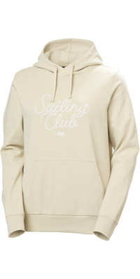 2026 Helly Hansen Femmes Sweat à Capuche Core Graphic 54522 - Cream