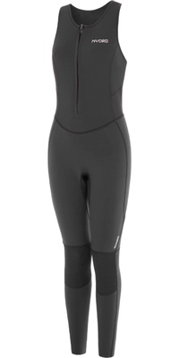 2026 Nyord Femmes Solu Yulex 2/2mm Front Zip Long Jane Combinaison N&eacute;opr&egrave;ne SOLWLJ22001 - Black