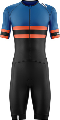 2026 HUUB Mens Tri Band Pro Tri Suit TRIBPTSBO - Blue / Orange