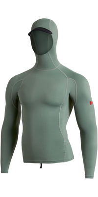 2026 Gilet à Capuche En Lycra à Manches Longues « Florence Marine X » FMSS00030 - Dark Sage