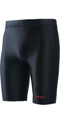 2026 ZONE3 Mens Activate Tri Shorts TW23MACS108 - Black / Red