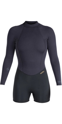 2026 Xcel Womens Comp+ 2/1.5mm Long Sleeve Back Zip Spring Wetsuit WE215CP6-BLK - Black