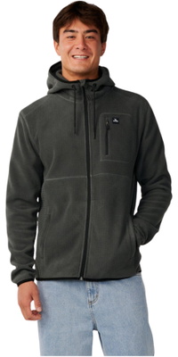 2026 Rip Curl Hommes Partis Polar Zip Thru Fleece 08VMFL - Charcoal Grey