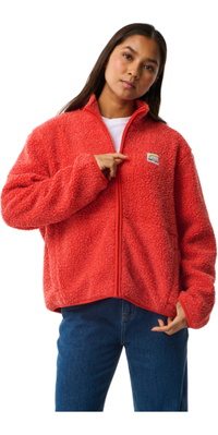 2026 Rip Curl Femmes Chaque Jour Polar Zip Thru Fleece 0B8WFL - Red