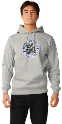 2026 Rip Curl Hommes Sweat à Capuche Streamline 0CRMFL - Grey Heather