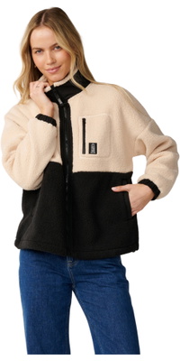 2026 Rip Curl Femmes S-Series Bonded Polar Zip Thru Fleece 0DDWFL - Black