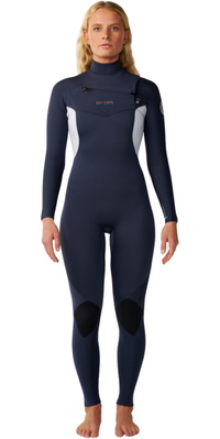 2026 Rip Curl Femmes Dawn Patrol 5/4mm Chest Zip Combinaison N&eacute;opr&egrave;ne 17UWFS - Slate