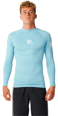 2026 Rip Curl Hommes Vagues UPF Perf Manche Longue Lycra Gilet 197MRV - Wave Pool