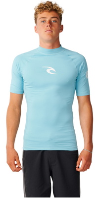2026 Rip Curl Hommes Vagues UPF Perf Court Manche Lycra Gilet 198MRV - Wave Pool