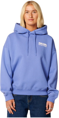 2026 Rip Curl Womens Surf Puff Heritage Hoodie 06AWFL - Mid Blue