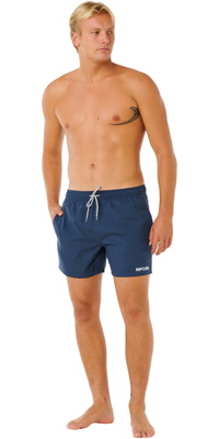 2026 Rip Curl Hommes Streamline Offset Volley Boardshorts 0EQMBO - Dark Navy
