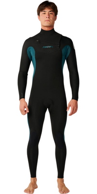 2026 Rip Curl Hommes Dawn Patrol 4/3mm Chest Zip Combinaison N&eacute;opr&egrave;ne 16QMFS - Green