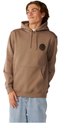 2026 Rip Curl Hommes Combinaison Icon Hoodie CFEGM9 - Walnut