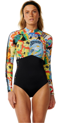 2026 Rip Curl Femmes Nova Era UPF Manche Longue Surfsuit 1B4WRV - Multi