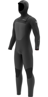 2026 Mystic Hommes Voltt 6/4/3mm Chest Zip &agrave; Capuche Combinaison N&eacute;opr&egrave;ne 35000.270000 - Black