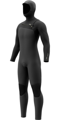 2026 Mystic Hommes Motion 5/3mm Chest Zip &agrave; Capuche Combinaison N&eacute;opr&egrave;ne 35000.270005 - Black