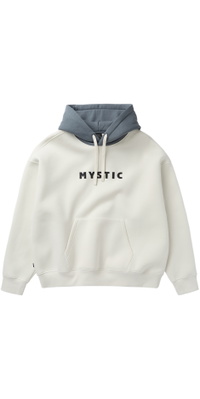 2026 Mystic Hommes Eclipsis Hooded Sweat à Capuchon 35104.26013 - Off White