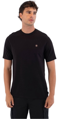 2026 Hurley Hommes Presse D'impression Icône Cercle Court Manches T-Shirt MTSEUED0010 - Black